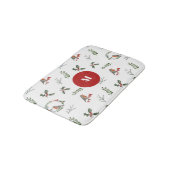 Waterverf English Robin Kerstfeestay Badmat (Gekanteld)