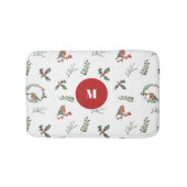 Waterverf English Robin Kerstfeestay Badmat (Voorkant)