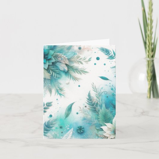 Waterverf Ephemera  Blank Notitiekaartje (Voorkant)