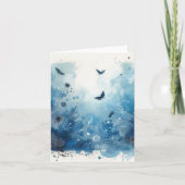 Waterverf Ephemera  Blank Notitiekaartje (Voorkant)