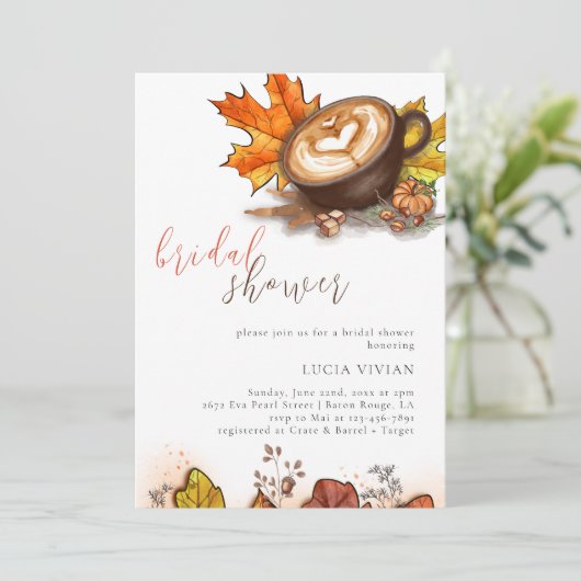 Waterverf espresso liefde is het brouwen van Vrijg Kaart (Staand voorkant)