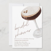 Waterverf Espresso Martini Vrijgezellenfeest Kaart (Voorkant)