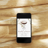 Waterverf Espresso Martini Vrijgezellenfeest Kaart