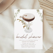 Waterverf Espresso Martini Vrijgezellenfeest Kaart