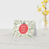 Waterverf etherische oliën zakelijke vakantie kaart (Gele Bloem)