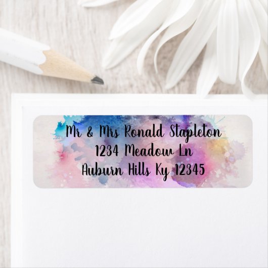 Waterverf Etiket (Insitu)