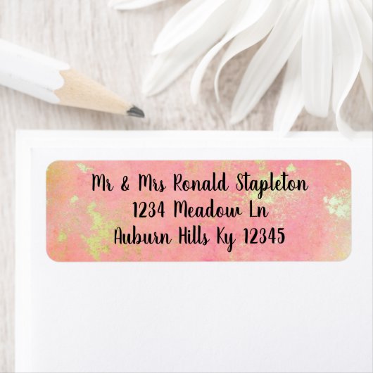 Waterverf Etiket (Insitu)