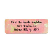 Waterverf Etiket (Voorkant)