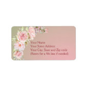 Waterverf - Etiket Floral Return (Voorkant)