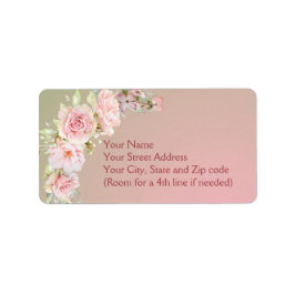 Waterverf - Etiket Floral Return