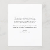 Waterverf Eucalyptu en Zonnebloem Hartelijk dank (Achterkant)