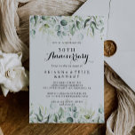 Waterverf Eucalyptus 50th Wedding Jubileum Kaart<br><div class="desc">Deze waterverf eucalyptus 50ste huwelijksfeestdag is perfect voor een rustige gebeurtenis. Dit artistieke ontwerp kenmerkt handgetekende,  waterverf eucalyptusgroene bladeren,  die de natuurlijke schoonheid inspireren. Verander het aantal om een verjaardagsmijlpaal te vieren.</div>