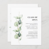 Waterverf Eucalyptus Afstuderen 2025 Partij (Voorkant / Achterkant)