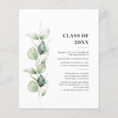 Waterverf Eucalyptus Afstuderen 2025 Partij (Voorkant)