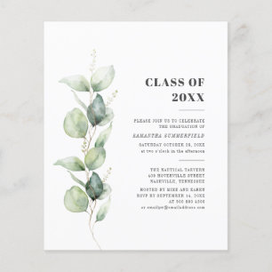 Waterverf Eucalyptus Afstuderen 2025 Partij