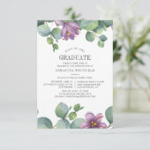 Waterverf Eucalyptus Afstuderen 2025 Partij Kaart (Staand voorkant)