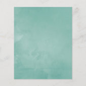 Waterverf Eucalyptus Anemone Geometric Wedding Flyer (Achterkant)