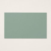 Waterverf Eucalyptus Baby Naam Suggesties kaart (Achterkant)