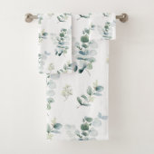 Waterverf eucalyptus bad handdoek (Insitu)