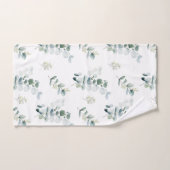 Waterverf eucalyptus bad handdoek (Handdoek)