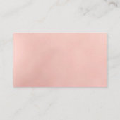 Waterverf eucalyptus & ballon meisje Baby shower Informatiekaartje (Achterkant)