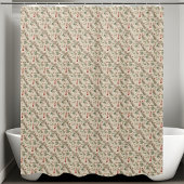 Waterverf Eucalyptus Berry Botanische Kerst Douchegordijn