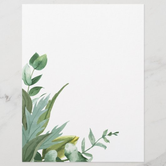 Waterverf Eucalyptus biedt geen prijs en services Flyer (Achterkant)