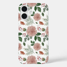 Waterverf Eucalyptus Bladbloem iPhone 16 Hoesje