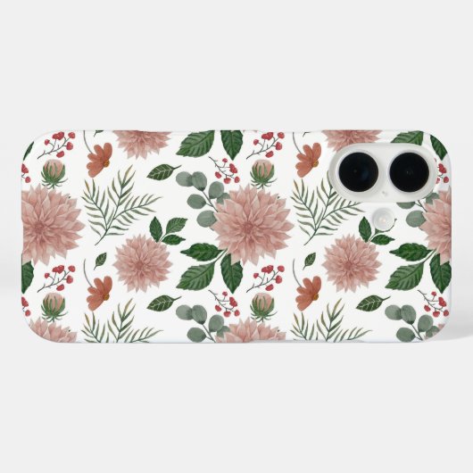 Waterverf Eucalyptus Bladbloem Case-Mate iPhone Case (Achterkant (horizontaal))