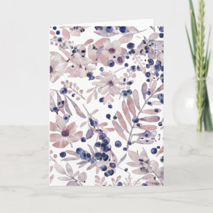 Waterverf Eucalyptus Blauwe Bes Botanische Kunst L Kaart