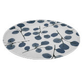 Waterverf Eucalyptus Blue Botanische hand geschild Snijplank (Hoek)