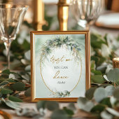 Waterverf eucalyptus boho Vertrouw me dat je kunt  Poster