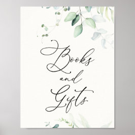 Waterverf Eucalyptus Books and Gifts Poster