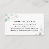 Waterverf Eucalyptus Books for Baby Request Enclo Informatiekaartje (Voorkant)