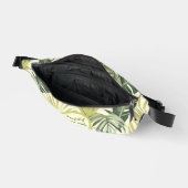 Waterverf Eucalyptus Botanische bladeren Patroon Heuptasje (Open)