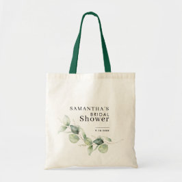 Waterverf Eucalyptus Botanische Bruidsshower Swag Tote Bag