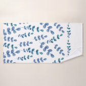 Waterverf Eucalyptus Botanische Greenery Shower Cu Badhanddoek (Badhanddoek)