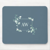 Waterverf Eucalyptus Botanische Groene Muismat (Voorkant)