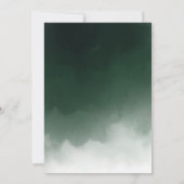 Waterverf Eucalyptus botanische moderne elegant Kaart (Achterkant)