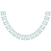 Waterverf Eucalyptus Branches Speciale gelegenheid Vlaggetjes (Alle)