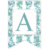 Waterverf Eucalyptus Branches Speciale gelegenheid Vlaggetjes (Tweede vlag)