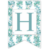 Waterverf Eucalyptus Branches Speciale gelegenheid Vlaggetjes (Eerste vlag)