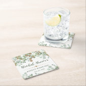 Waterverf Eucalyptus Bruiloft Feest Kartonnen Onderzetters (Insitu)