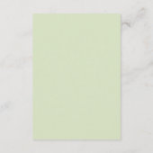 Waterverf Eucalyptus Bruiloft | Wit Informatiekaartje (Achterkant)