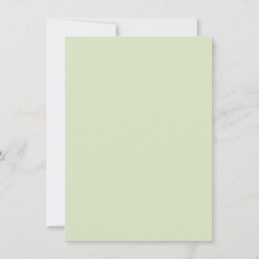 Waterverf Eucalyptus Bruiloft | Wit Programma (Achterkant)