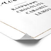 waterverf eucalyptus Cake flauwte bord Poster (Hoek)