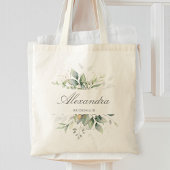 Waterverf Eucalyptus Elegant Weddenschap Bridesmai Tote Bag