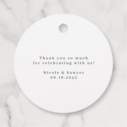 Waterverf Eucalyptus en zonnebloemen Hartelijk dan Bedankjes Labels (Achterkant)