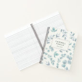 Waterverf eucalyptus familierecept notitieboek (Binnen)