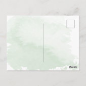 Waterverf Eucalyptus Family Reunion sparen de datu Briefkaart (Achterkant)